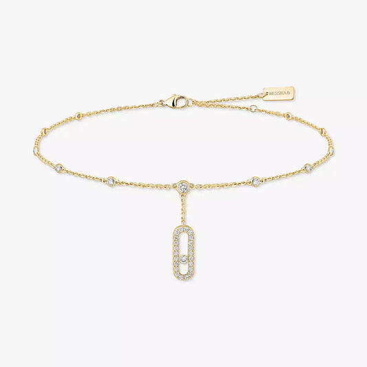 [Mystic ] Move Uno pavé ankle bracelet