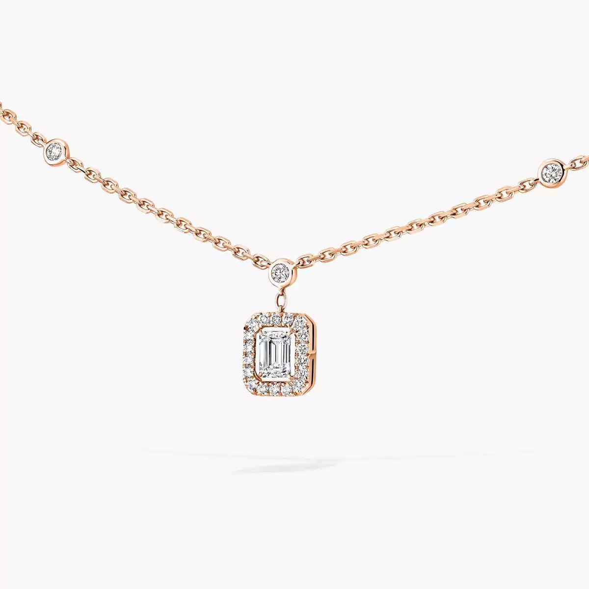 [Mystic ]My Twin Diamond Necklace in Silver