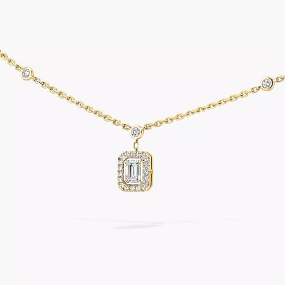 [Mystic ]My Twin Diamond Necklace in Silver