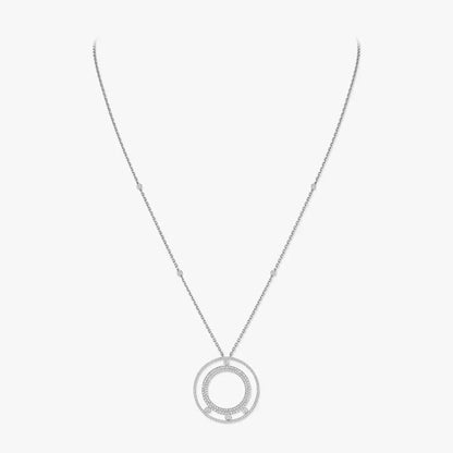 [Mystic ]Move Romane Long Pave_-Set Diamond Necklace