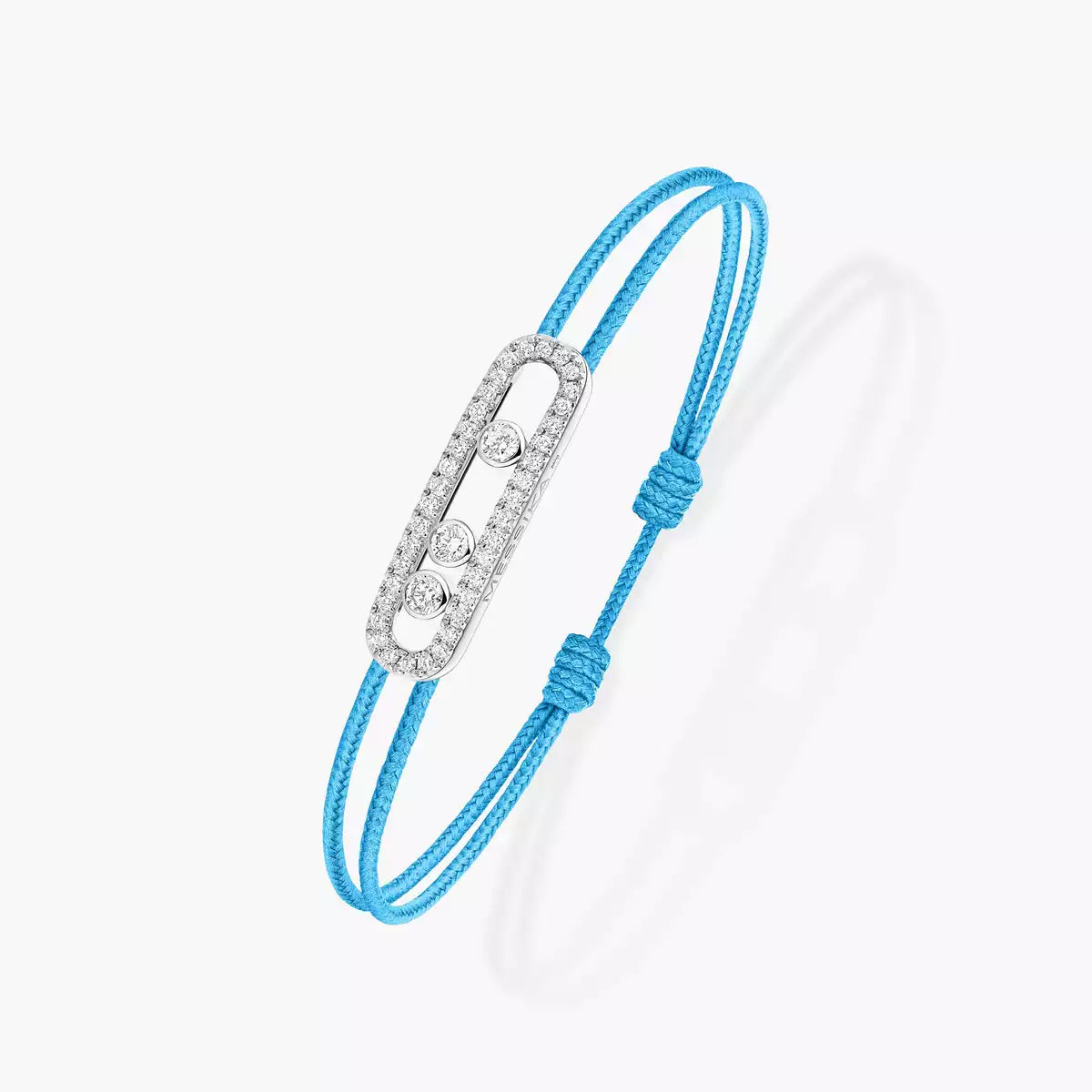 [Mystic ]MK Care(s) pink cord pavé bracelet