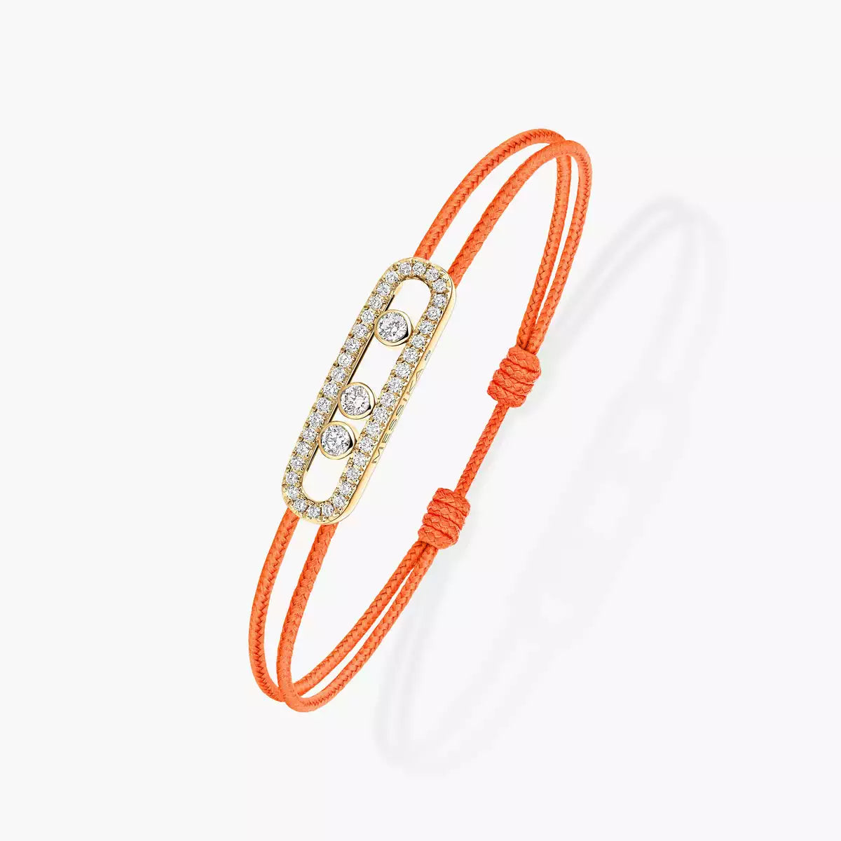 [Mystic ]MK Care(s) pink cord pavé bracelet
