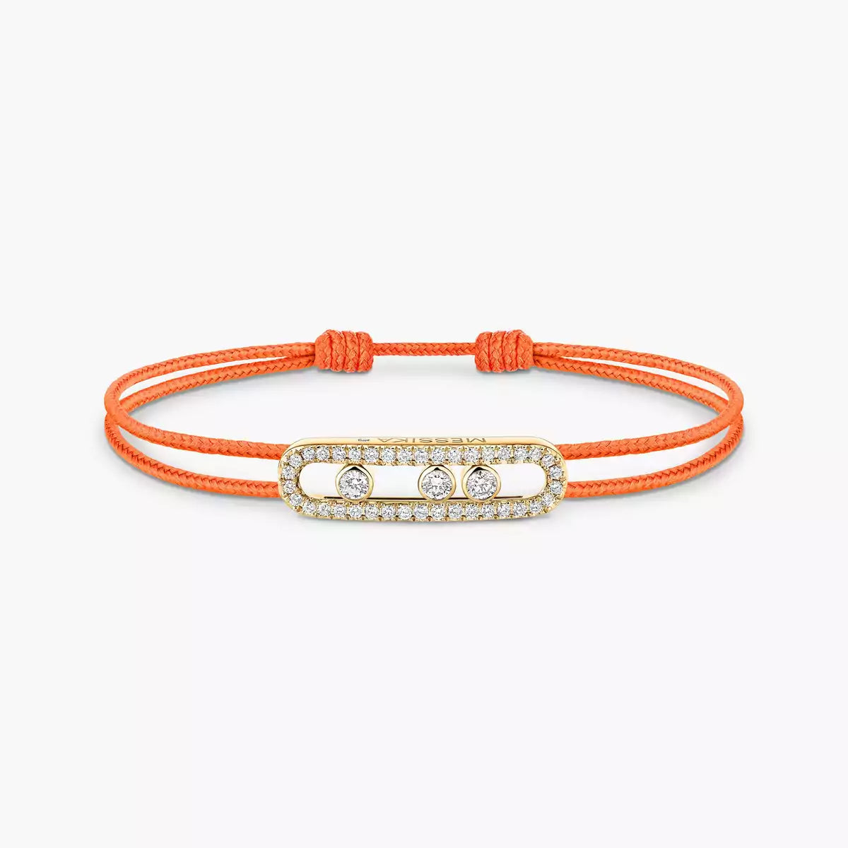 [Mystic ]MK Care(s) pink cord pavé bracelet