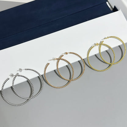 [Mystic ] SMOOTH BEAD STUD EARRINGS