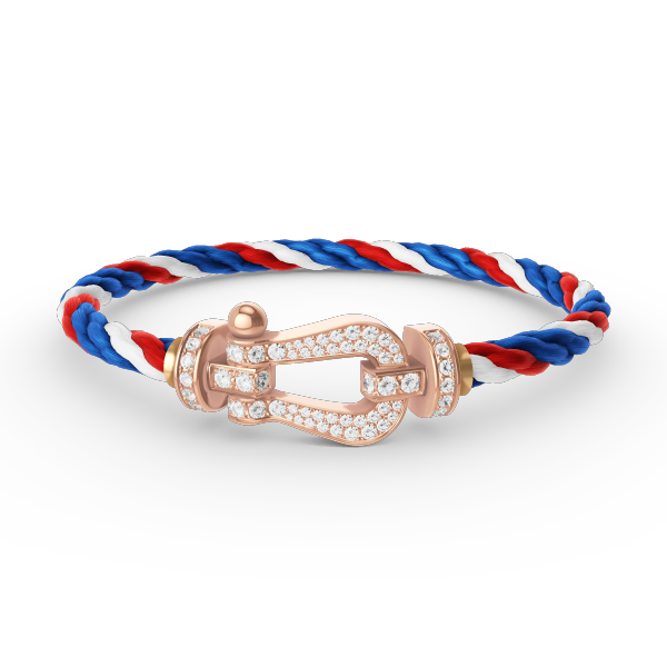 [Mystic]FORCE LARGE HORSESHOE FULL DIAMOND BRACELET ROSE GOLD
