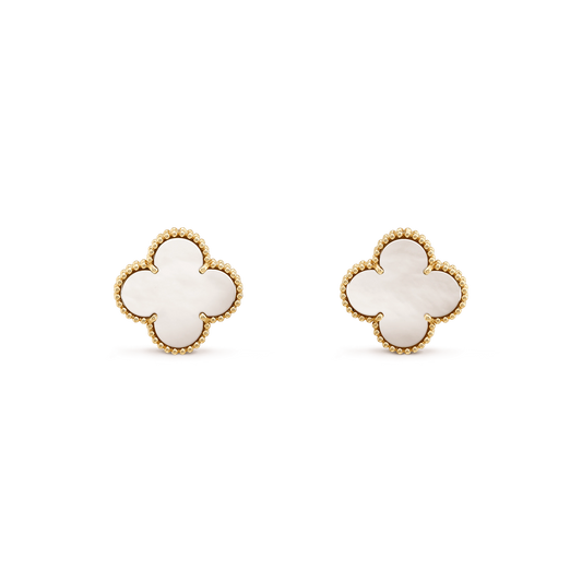 [Mystic]CLOVER MINI GOLD EARRINGS